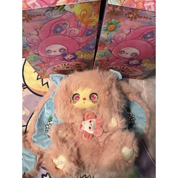 BUNDLE 2x Liila Tea Time 600 Pink Bunny Pink/Purple Eyes NEW W/CARD open box/bag - Picture 4 of 5